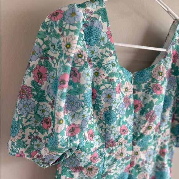 Tuckernuck Hyacinth House Floral Puff Sleeve Sallie Dress - Size Extra Small XS - Picture 12 of 15
